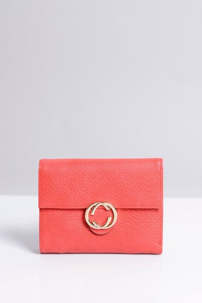 Mały Damski Czerwony Portfel Portmonetka