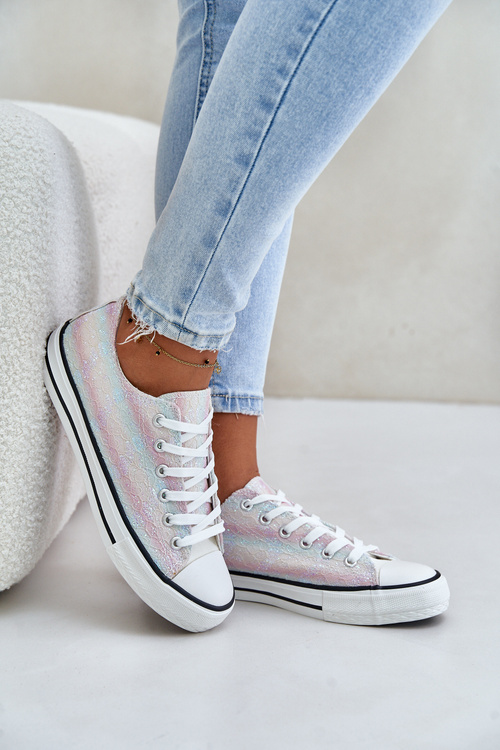 Dámské tenisky zdobené flitry multikolor Nolrina