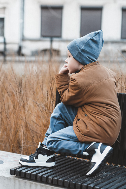 Dětské Sportovní Boty Vysoké Bílo-Černé Teredite