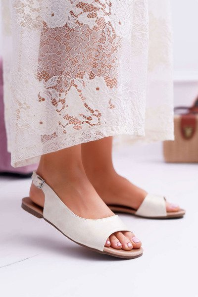 Dámske sandále jasne zlaté prius