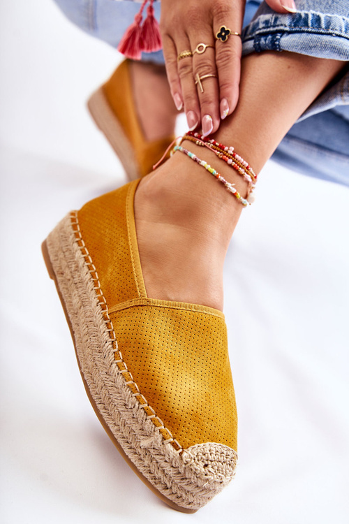 Dámské espadrilky na platformě Zlute Marise