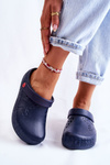 Ľahká Kroksy veľká hviezda Kroksy II275002 NAVY BLUE PLIPPERS