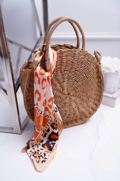 Dámska opletená taška Octario Camel