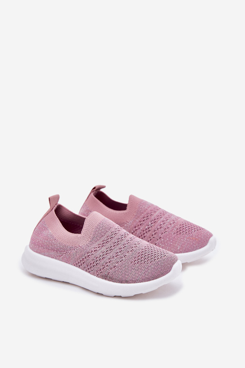 Detské Slip-On Športové Topánky Rúžové Grinala
