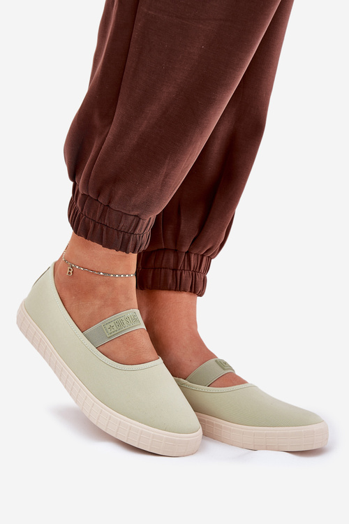 Dámske Tenisky Big Star NN274604 Svetlozelené