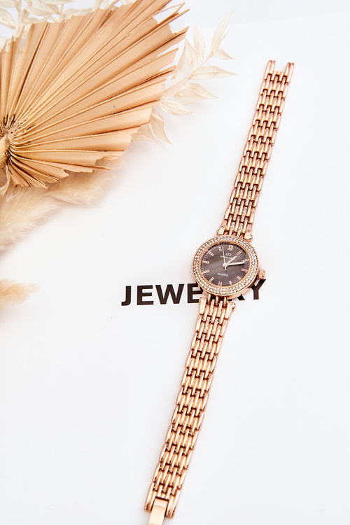 Oceľové dámske hodinky Giorgio a Dario Pink Gold