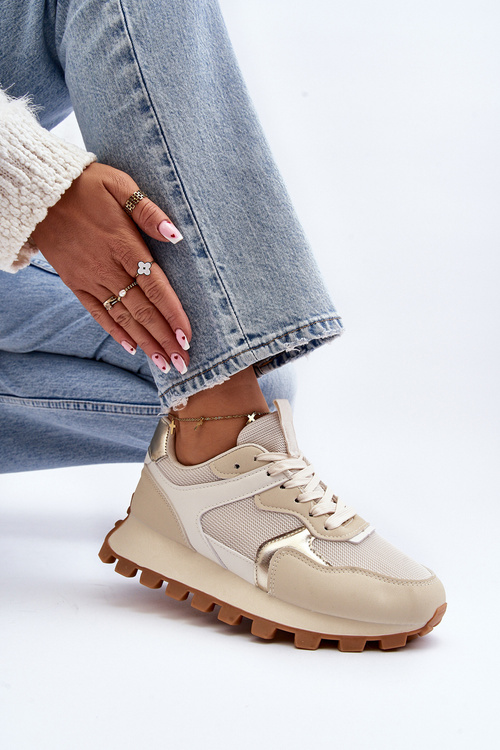 Dámske bežové športové tenisky Ralita