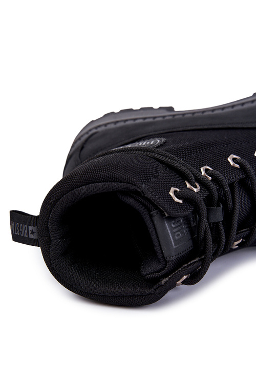 Pánska topánka Pamäť pena veľká hviezda kk174206 čierna