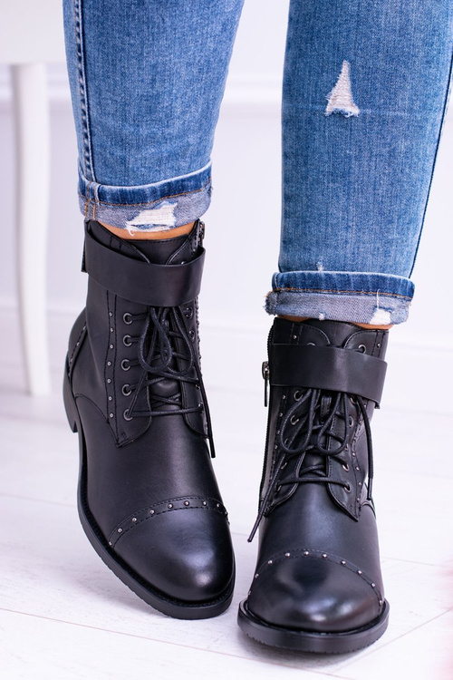 Big Star High Boots BB274612 Kožené topánky Jodhpur