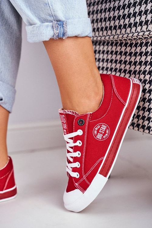 Dámska veľká hviezda Red FF274226 tenisky