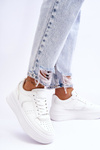 Dámske športové topánky na vysokej platforme White Bexley