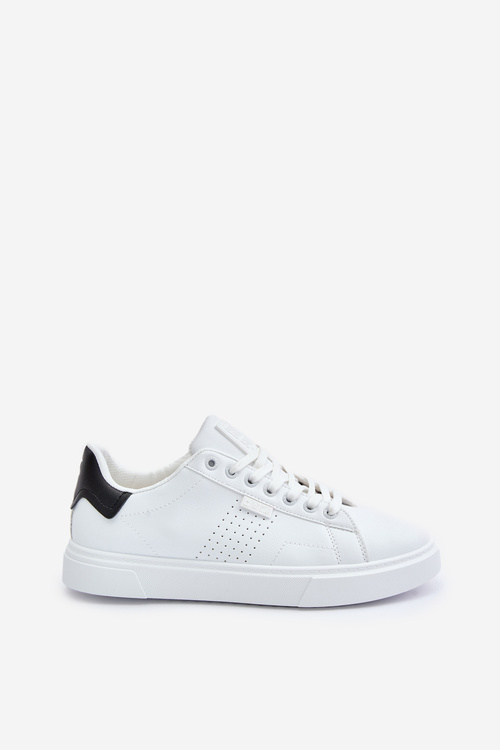 Pánské Sneakers Z Eko Kůže Big Star OO174115 Bílé