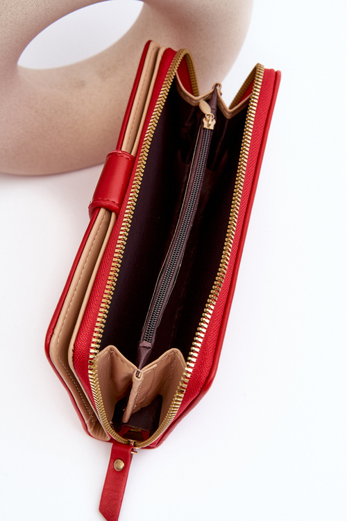 Velká dámská peněženka Červená Sopheia