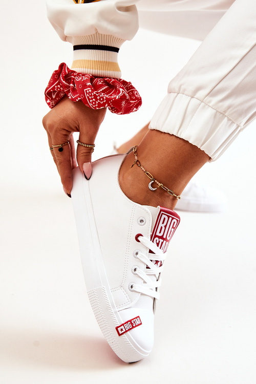 Dámska veľká hviezda JJ274165 Biele tenisky