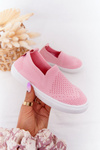 Dětské Nazouvací Tenisky Slip-On Big Star HH374103 Růžové