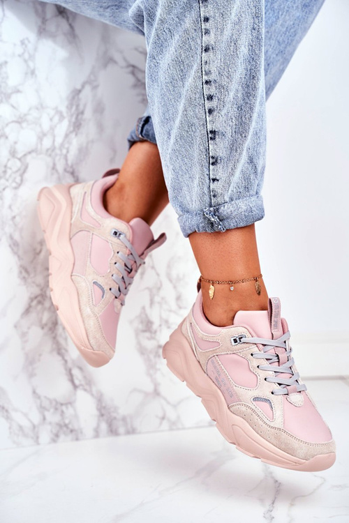 Dámske športové topánky tenisky Big Star GG274655 Pink