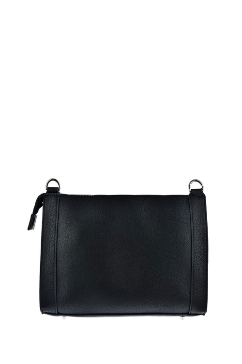 Kožená taška Messenger s cvočky Big Star KK574136 Černe