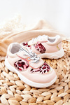 Dětská Sportovní Obuv S Leopardím Vzorem Růžove Penny