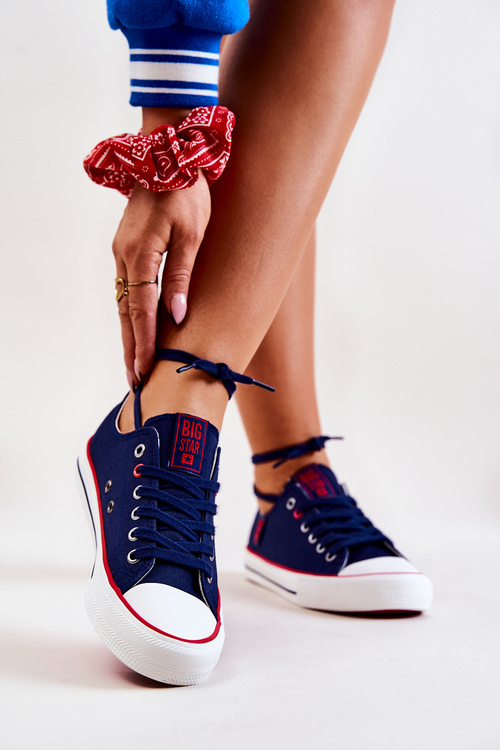 Dámska veľká hviezda JJ274121 Navy Blue tenisky