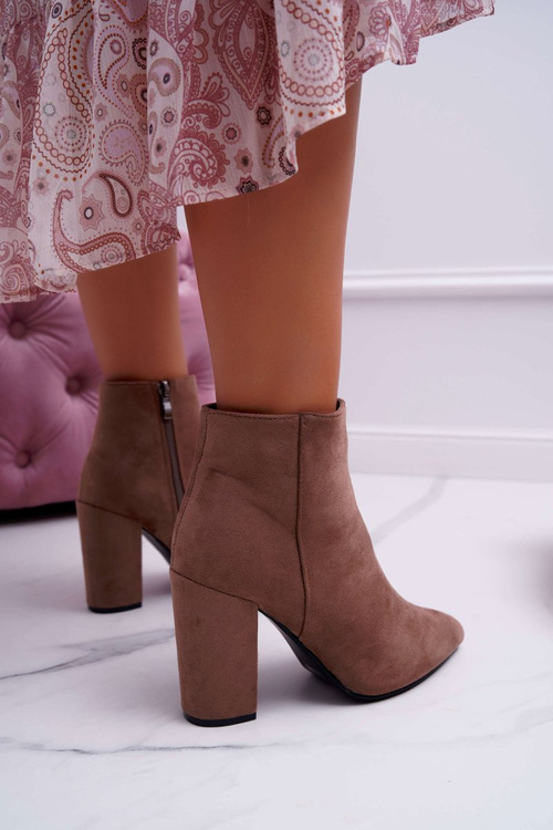 Dámske topánky na Khaki Sharks Suede Post