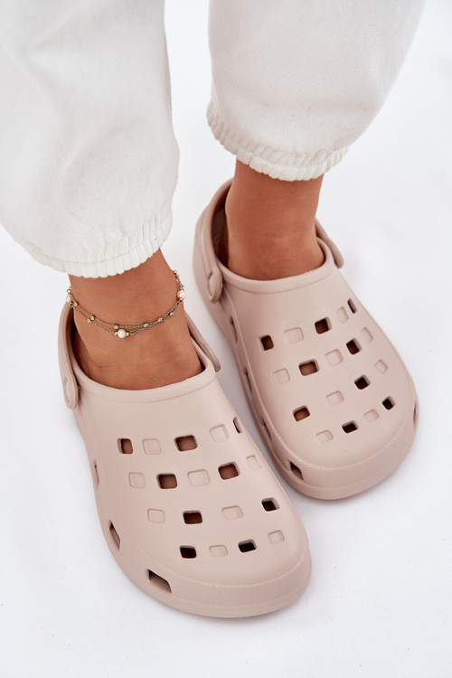 Dámské Pěnové Pantofle Béžové LEMIGO 806