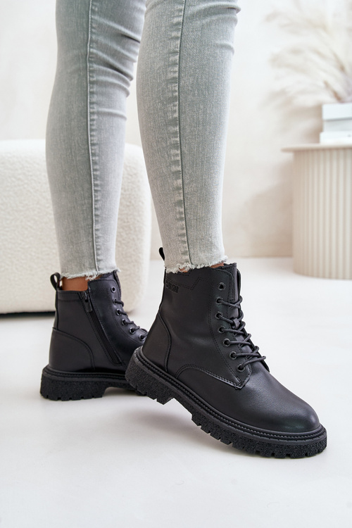 Zateplené Boty Pracovné Dámske OO274A126 Čierne