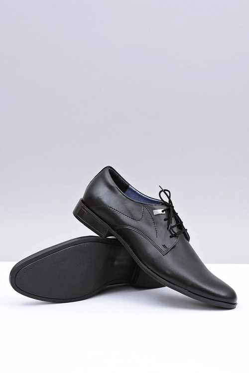 Elegantní černé boty Escort Damaso