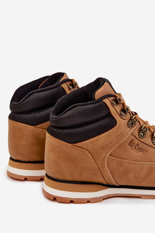 Pánská treková obuv s teplou podšívkou Lee Cooper LCJ-25-03-3843M Camel