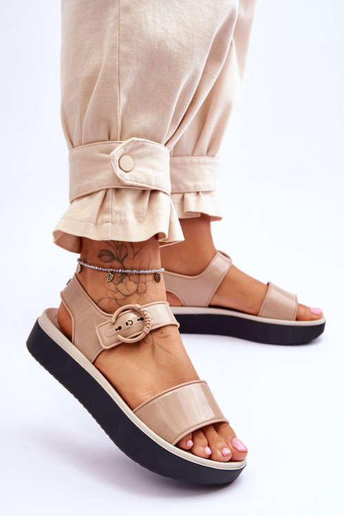 Voňavé hypoalergénne sandále Zaxy JJ285240 béžová čierna