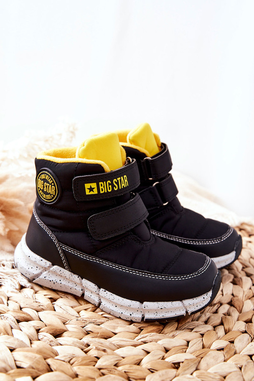 Detské snehové topánky pamäť pamäť peny veľká hviezda ii374070 čierna