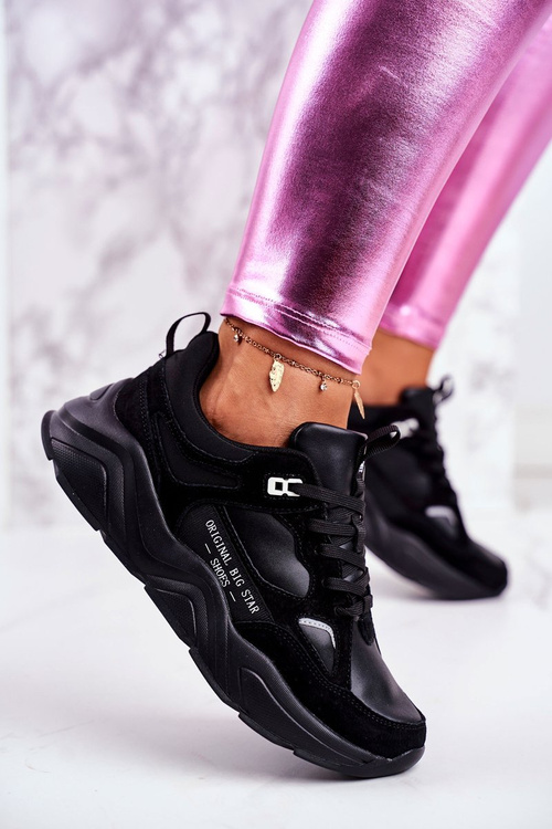 Dámská Sportovní Obuv Sneakers Big Star GG274654 Černé