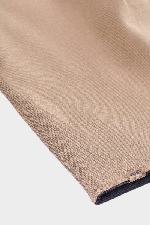 Dvojstranná Detská Čiapka Beanie 4F 4FJWAW24ACAPU449-83S Béžová