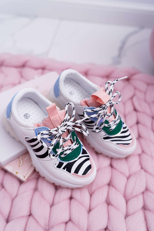 Sportovní Obuv Dětská Mládež Bílé Maja