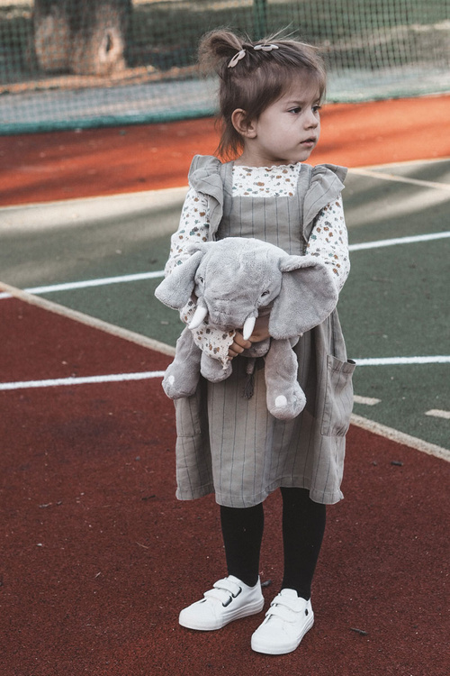 Detská klasická veľká hviezda JJ374042 Biele tenisky