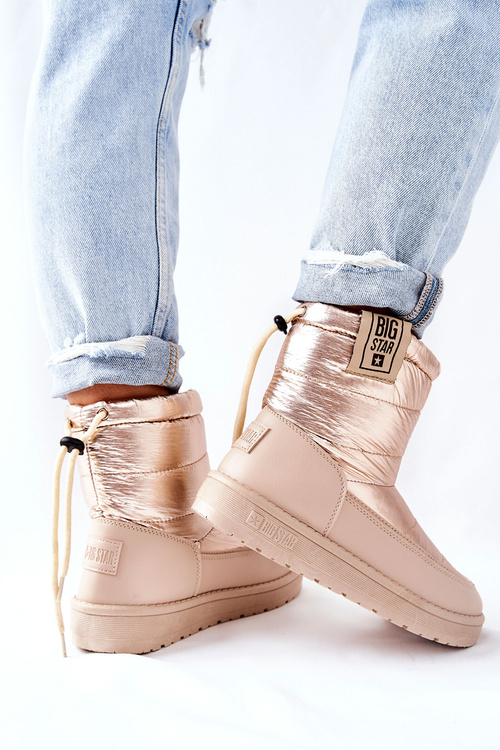 Dámske snehové topánky Veľká hviezda II274121 Beige