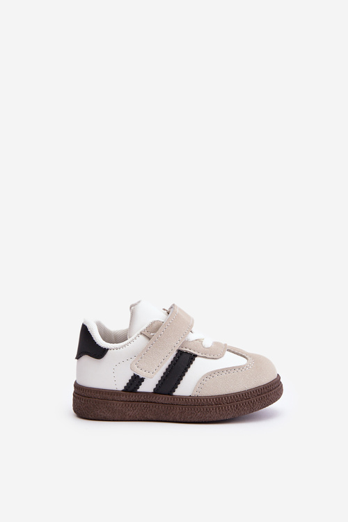 Dětské tenisky na suchý zip bílé Tromella