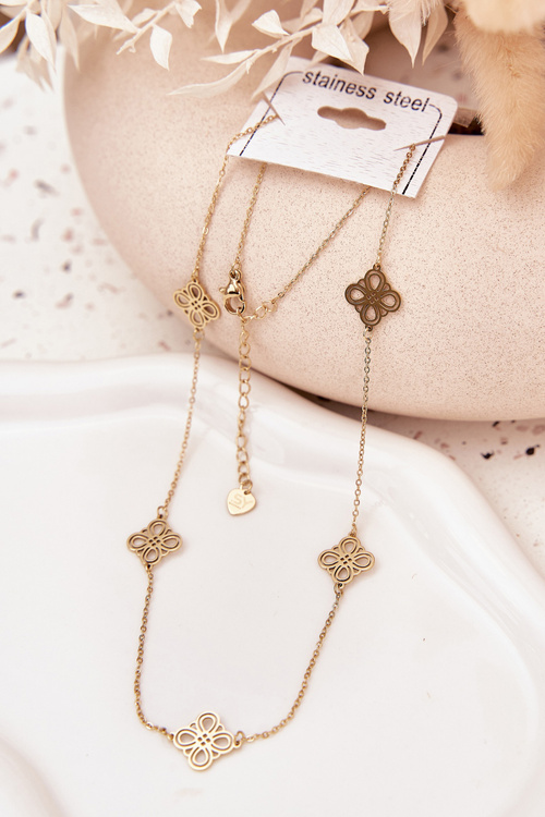 Náhrdelník Ze Nerezové Oceli Zlatý