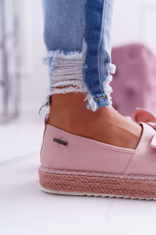 Espadrilles Dámsky materiál veľká hviezda Pink DD274785