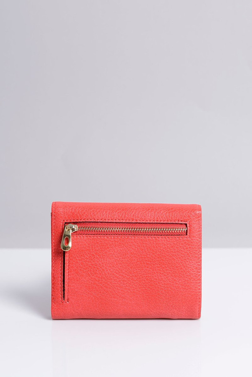 Mały Damski Czerwony Portfel Portmonetka