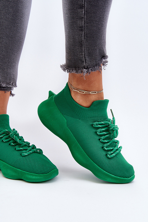 Zelené dámske športové topánky Juhitha