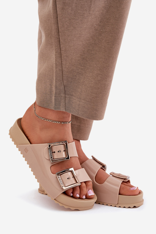 Dámské Pantofle Hladké Vonná ZAXY Béžové NN285092