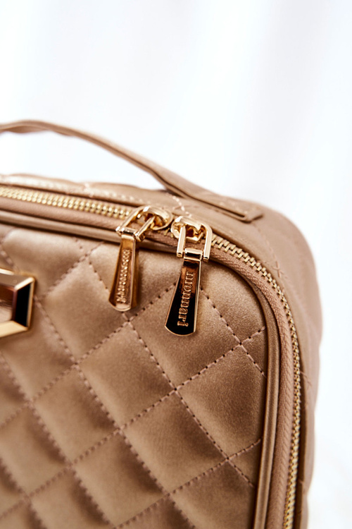 Velká kosmetická taška Prošívané Monnari CSM0040-023 Zlato