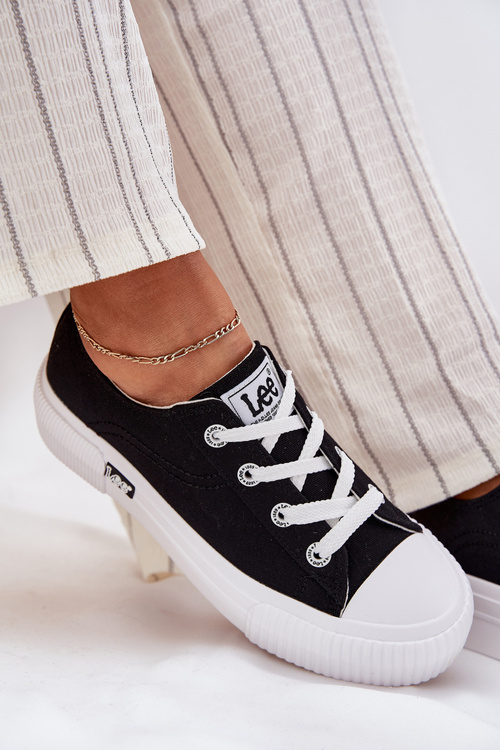 Dámske Tenisky Na Platforme Čierne LEE ISLA C WOMEN LOW 50251001
