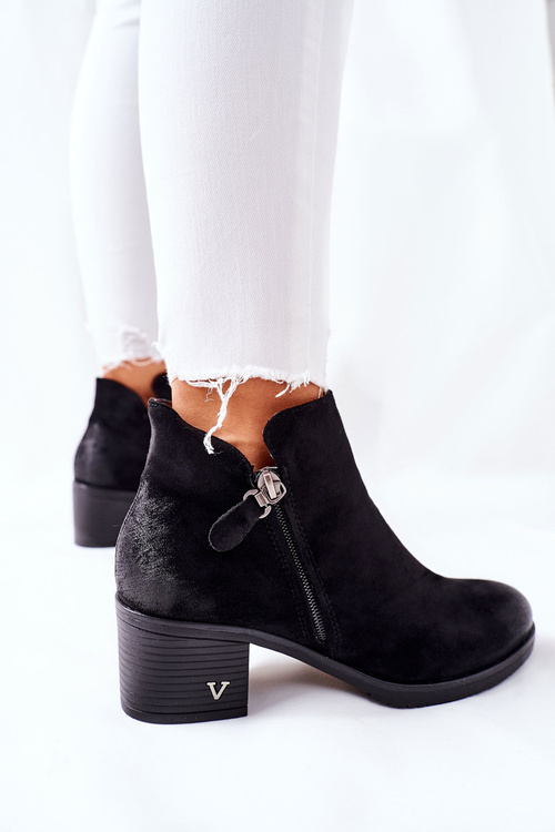 Ženské semišové topánky Black Bellarena