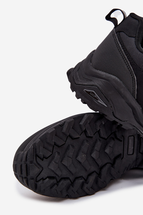 Pánske Športové Trekingové Topánky Čierne Thessira