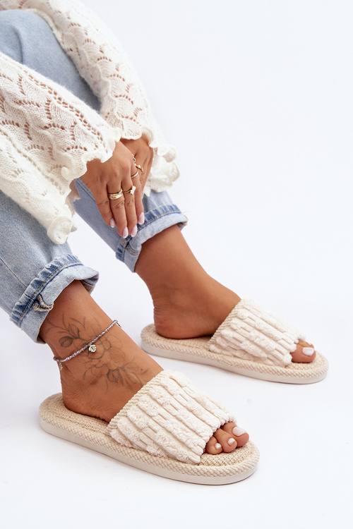 Dámské klasické pantofle béžové Rirovi