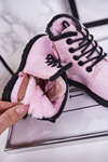 Detské trblietavé izolované topánky Pink Ariel