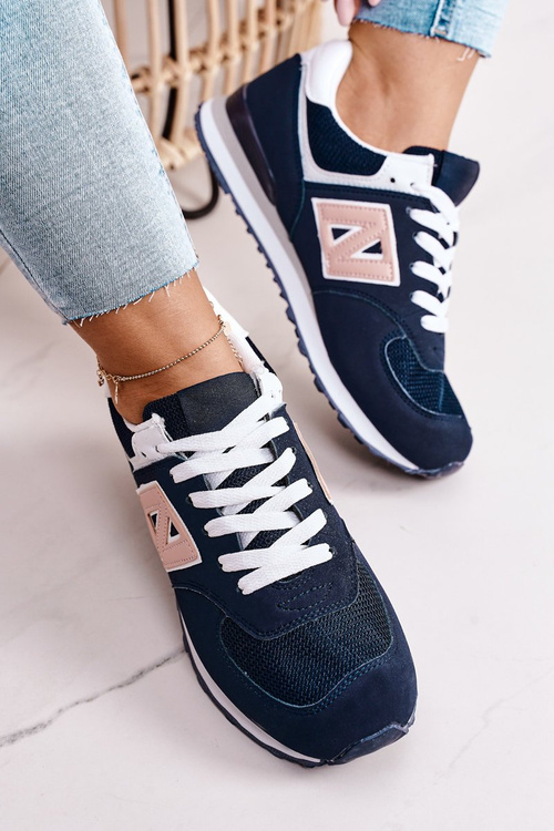 Dámske športové topánky tenisky modro-ružové na poslednú chvíľu