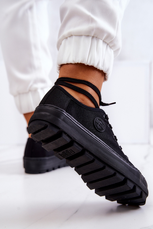 Dámske tenisky na platforme Big Star JJ274489 Black
