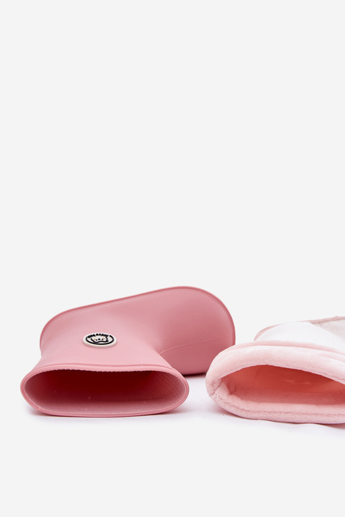 Dětské gumové boty s podšívkou růžové Odirisse